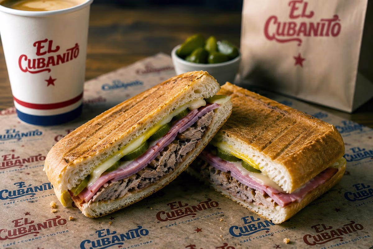 Fresh Cuban sandwiches, café Cubano, and empanadas from El Cubanito's menu.